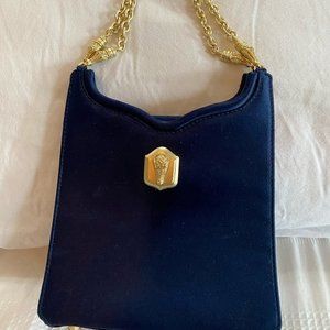 Barry Kieselstein-Cord Navy Cocktail Bag